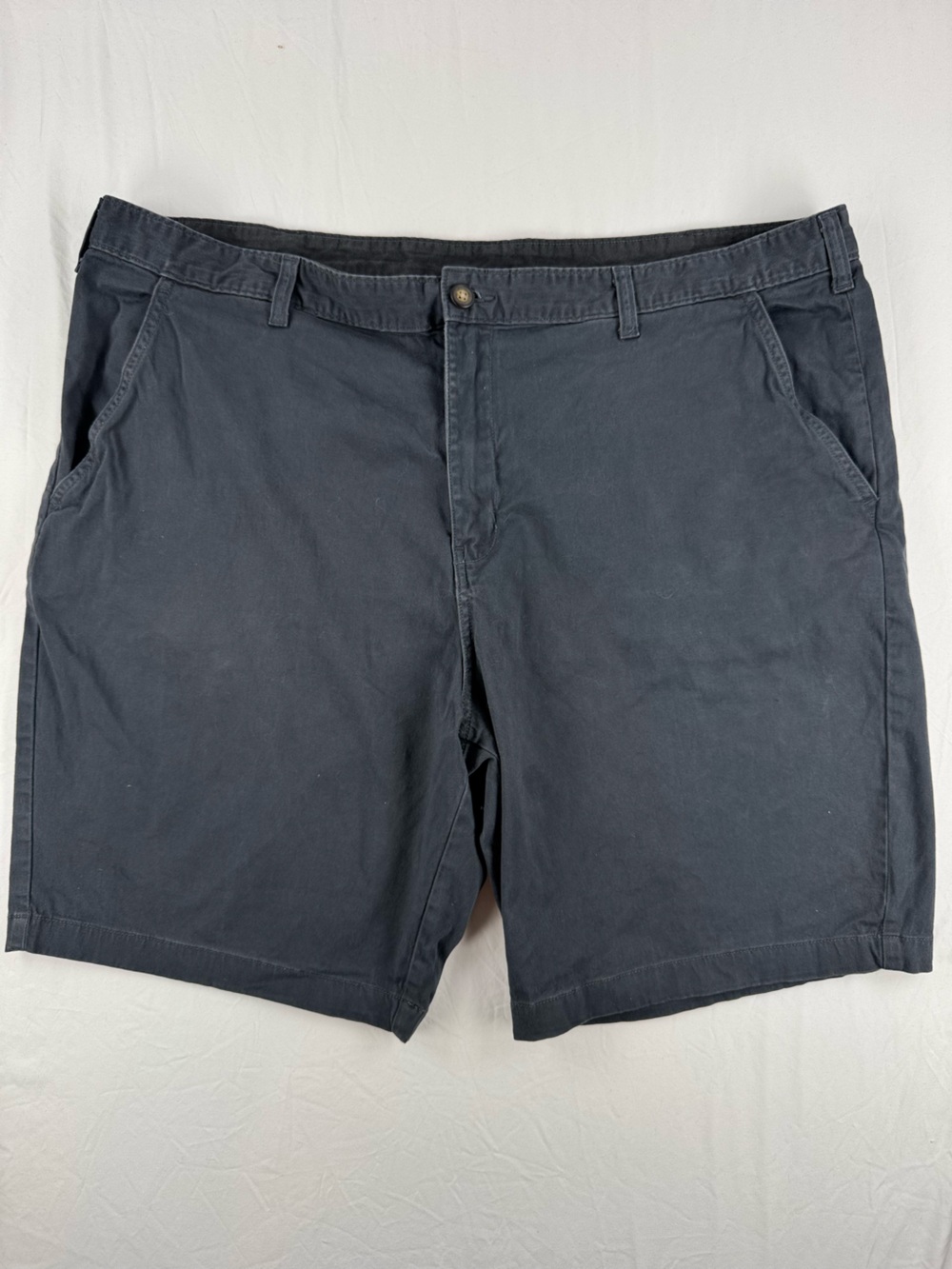 George Men's Flat Front Shorts in Gray